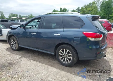 2015 Nissan Pathfinder Sv из США, поврежденный, VIN 5N1AR2MM8FC639152